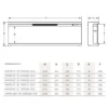 Aspen 3-Sided Electric Fireplace | 50", 60", 72", 84" Built-In Recessed 1500W - Image 11