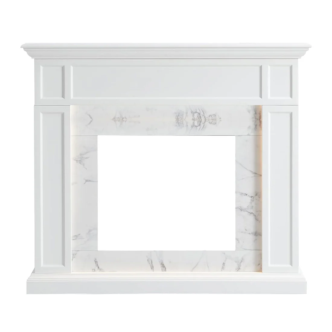 Spectrum 2000W Electric Fireplace Heater White Mantel Suite with 23" Solara Insert 8 Spectrum 2000W Electric Fireplace Heater White Mantel Suite with 23" Solara Insert - Image 8