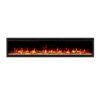 Nocturne 1500W 60 inch Built-in Recessed Electric Fireplace - Extra Slim - Image 3