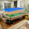 CUETIQ 9FT Black Marble Pool Table - Automatic Ball Return, 3-in-1 Multi-Function Design - Image 13