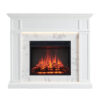 Pearl 2000W Electric Fireplace Heater White Mantel Suite - Image 3