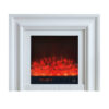 Emerald Electric Fireplace Heater Cream Mantel Suite - Smartphone Control - Image 4