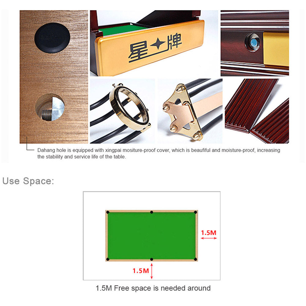 XINGPAI XW101 12FT Star Tournament World Snooker Championship Tournament Table 4 XINGPAI XW101 12FT Star Tournament World Snooker Championship Tournament Table - Image 4