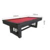 CUETIQ 8FT KD Pool Table Half KD Wood Black Design - Image 2