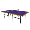 DOUBLE FISH 518E 15mm Black&Blue Pro Indoor Table Tennis/Ping Pong Table - Bats Ball Net ITTF Approve