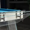 QUESLA L041 7/8/9FT Marble Top Billiard Table Transparent Tempered Glass Frame - Image 6