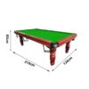 QUESLA 7FT Pool Table 2025 Classic Slate Walnut - Image 5