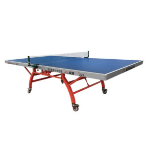 DOUBLE FISH 323 18mm Red&Blue Indoor Table Tennis/Ping Pong Table - Bats Ball Net ITTF Approve