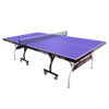 DOUBLE FISH 2028S 18mm Black&Blue Foldable Solo Play Indoor Table Tennis/Ping Pong Table - Bats Ball Net ITTF Approve - Image 2