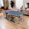 DOUBLE FISH K2 Indoor 15mm Blue Foldable Solo Play Table Tennis Pingpong Table-Bats Balls Net ITTF Approve - Image 3