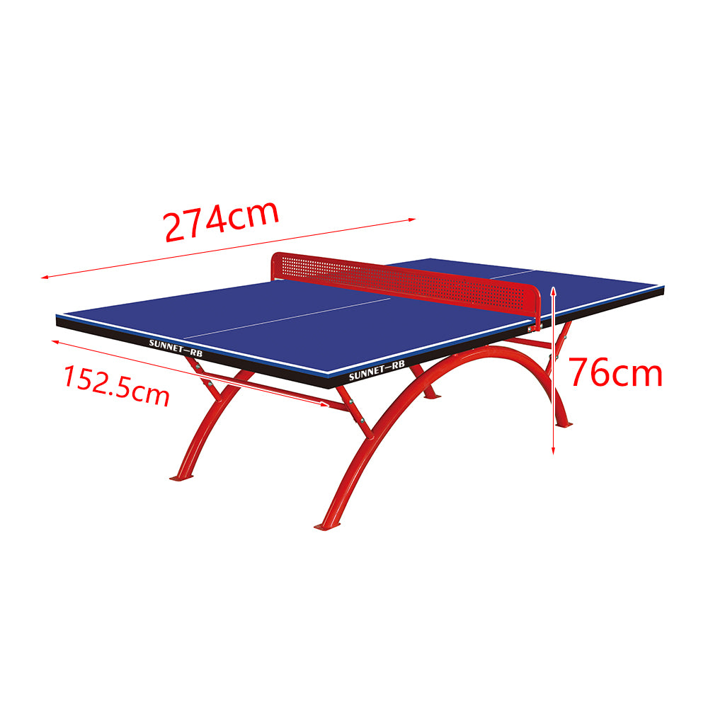 SUNNET PRO Size Upgraded Version Rainbow/Arc Frame Heavy Duty Outdoor Table Tennis/Ping Pong Table 6 SUNNET PRO Size Upgraded Version Rainbow/Arc Frame Heavy Duty Outdoor Table Tennis/Ping Pong Table - Image 6