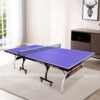 DOUBLE FISH 2028S 18mm Black&Blue Foldable Solo Play Indoor Table Tennis/Ping Pong Table - Bats Ball Net ITTF Approve - Image 3