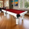 QUESLA 7FT Pool Table 2025 Model Classic Slate White - Image 7