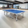 DOUBLE FISH 99-45B 25mm Blue&gray Foldable Solo Play Indoor Table Tennis/Ping Pong Table - Bats Ball Net ITTF Approve - Image 3