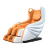 RELAXA X10 WarmBack Function Shell Handrail Design Massage Chair-WhiteOrange/BlueGrey - Image 2