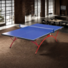 DHS T3088 15mm Indoor Blue Table Tennis Pingpong Table - Bats Balls Net - Image 4