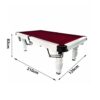 QUESLA 7FT Pool Table 2025 Model Classic Slate White - Image 10