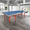 DOUBLE FISH 303 25mm Red&Blue Foldable Indoor Table Tennis/Ping Pong Table - Bats Ball Net ITTF Approve - Image 7