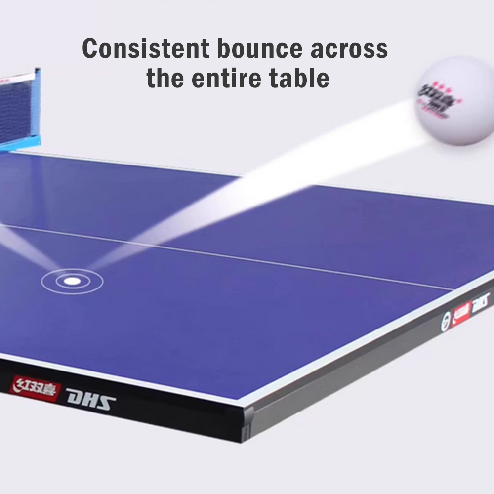 DHS T3088 15mm Indoor Blue Table Tennis Pingpong Table - Bats Balls Net 5 DHS T3088 15mm Indoor Blue Table Tennis Pingpong Table - Bats Balls Net - Image 5