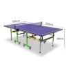 DOUBLE FISH K3 Indoor 18mm Blue Foldable Solo Play Table Tennis Pingpong Table-Bats Balls Net ITTF Approve - Image 6