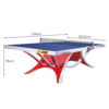 DOUBLE FISH VOLANT KING 2 25mm Red&Blue Pro Indoor Table Tennis/Ping Pong Table - Bats Ball Net ITTF Approve - Image 6