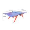 DOUBLE FISH SW321 Outdoor Waterproof Blue Table Tennis Pingpong Table-Bats Balls Net ITTF Approve - Image 10
