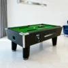 CUETIQ 7/8FT Coin-Operated Pool Table MDF Marble Top Green - Image 2