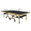 DOUBLE FISH 266 25mm Gold&Black Foldable Solo Play Pro Indoor Table Tennis/Ping Pong Table - Bats Ball Net ITTF Approve - Image 5