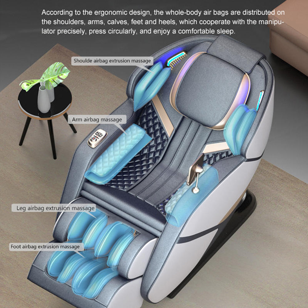 RELAXA L26 SL Track Electric Massage Chair with Zero Gravity - Gray 6 RELAXA L26 SL Track Electric Massage Chair with Zero Gravity - Gray - Image 6