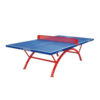 DOUBLE FISH SW318A Outdoor Waterproof Blue Table Tennis Pingpong Table/Bats Balls Net ITTF Approve - Image 2