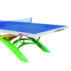 DOUBLE FISH Volant Dream-2 25mm Yellow&Green&Blue Pro Indoor Table Tennis/Ping Pong Table - Bats Ball Net ITTF Approve - Image 8
