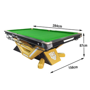 QUESLA 9FT Billiard Table - Durable Slate Surface, Carbon Fiber Rail, Alloy Pockets, Smooth Ball Return System, Free Accessories Package 6 QUESLA 9FT Billiard Table - Durable Slate Surface, Carbon Fiber Rail, Alloy Pockets, Smooth Ball Return System, Free Accessories Package - Image 6