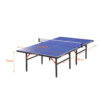 DHS T3626 Premium 15mm Indoor Blue Table Tennis Pingpong Table - Bats Balls Net - Image 3