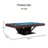 QUESLA TEGL15 7FT/8FT Luxurious Slate Billiard Table - Image 3