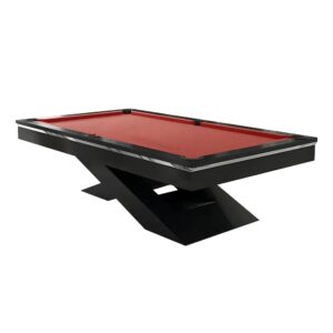 XINGPAI XW7X 7FT Slate Pool Table Black Red