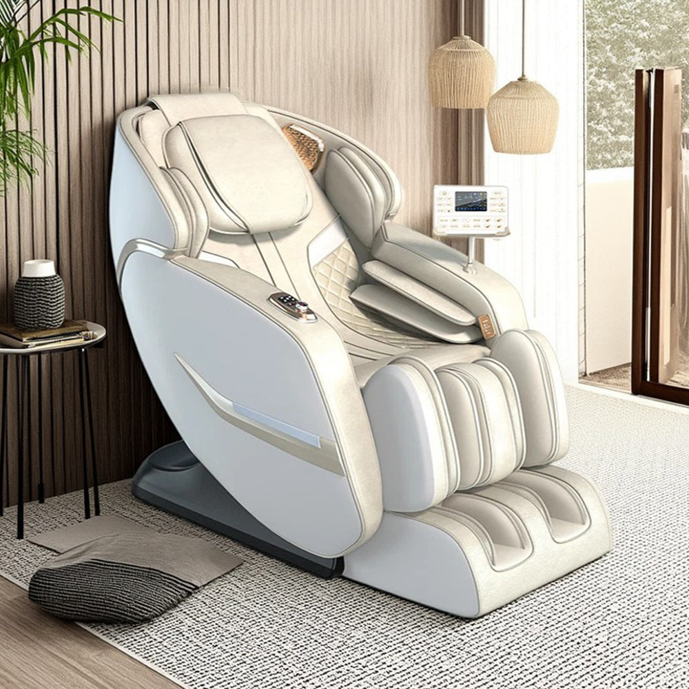 RELAXA MCZ1 Electric Massage Chair with Zero Gravity Recline - White 3 RELAXA MCZ1 Electric Massage Chair with Zero Gravity Recline - White - Image 3