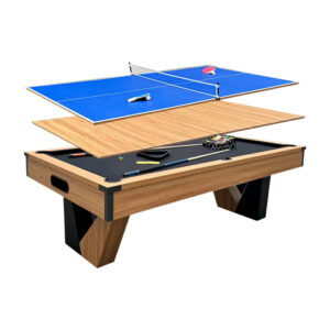 Dining Pool Tables - High Quality MDF Design 131 CUETIQ 3-IN-1 9FT MDF Billiard Table/Table Tennis Table/Dining Table W/ Accessories V-Frame Design