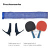DOUBLE FISH 309 15mm Black&Blue Indoor Table Tennis/Ping Pong Table - Bats Ball Net ITTF Approve - Image 9