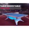 DOUBLE FISH Volant King 25mm Indoor Table Tennis/Ping Pong Table - Bats Ball Net ITTF Approve - Image 6