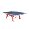 DOUBLE FISH 603 Indoor 18mm Blue Foldable Solo Play Table Tennis Pingpong Table-Bats Balls Net ITTF Approve - Image 3