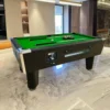 CUETIQ 7/8FT Coin-Operated Pool Table MDF Marble Top Green - Image 5