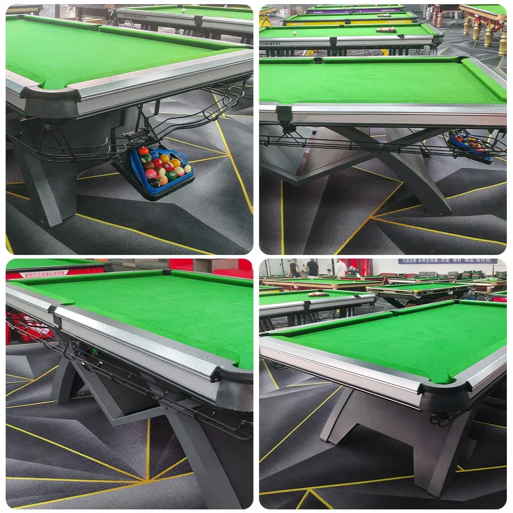 QUESLA 9FT Billiard Table - 1.2cm Solid Build, Oak & Aluminum Alloy Frame, Copper Pockets, Stable Precision Play, Free Accessories Package 7 QUESLA 9FT Billiard Table - 1.2cm Solid Build, Oak & Aluminum Alloy Frame, Copper Pockets, Stable Precision Play, Free Accessories Package - Image 7