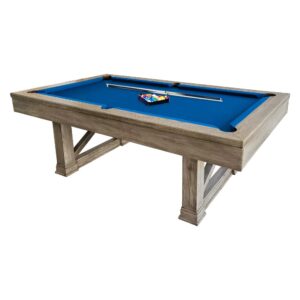QUESLA WYJ05 7FT Slate Billiard Pool Table Grey Blue