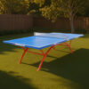 DOUBLE FISH SW318A Outdoor Waterproof Blue Table Tennis Pingpong Table/Bats Balls Net ITTF Approve - Image 3