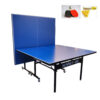 SUNNET Pro 600 Premium Aluminium Blue Outdoor Waterproof Foldable Solo Play Table Tennis Pingpong Table-Bats Balls Net - Image 4