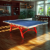 DOUBLE FISH Xiang Yun X1 Indoor 18mm Blue Table Tennis Pingpong Table-Bats Balls Net ITTF Approve - Image 4