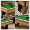 QUESLA 9FT Marble Pool Table, Equipped with Ball Return System, Sturdy Construction - Image 4