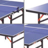 DHS T3626 Premium 15mm Indoor Blue Table Tennis Pingpong Table - Bats Balls Net - Image 5