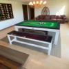 CUETIQ 6/7FT Outdoor Waterproof Pool Table & Dining Set - Image 3
