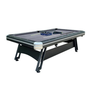 CUETIQ 9FT Iron-Leg Pool Table - Professional Billiards Table, Heavy-Duty Frame, Space-Saving Luxury Modern Design